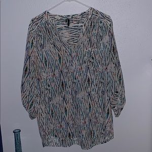 Maurices three quarter sleeve blouse